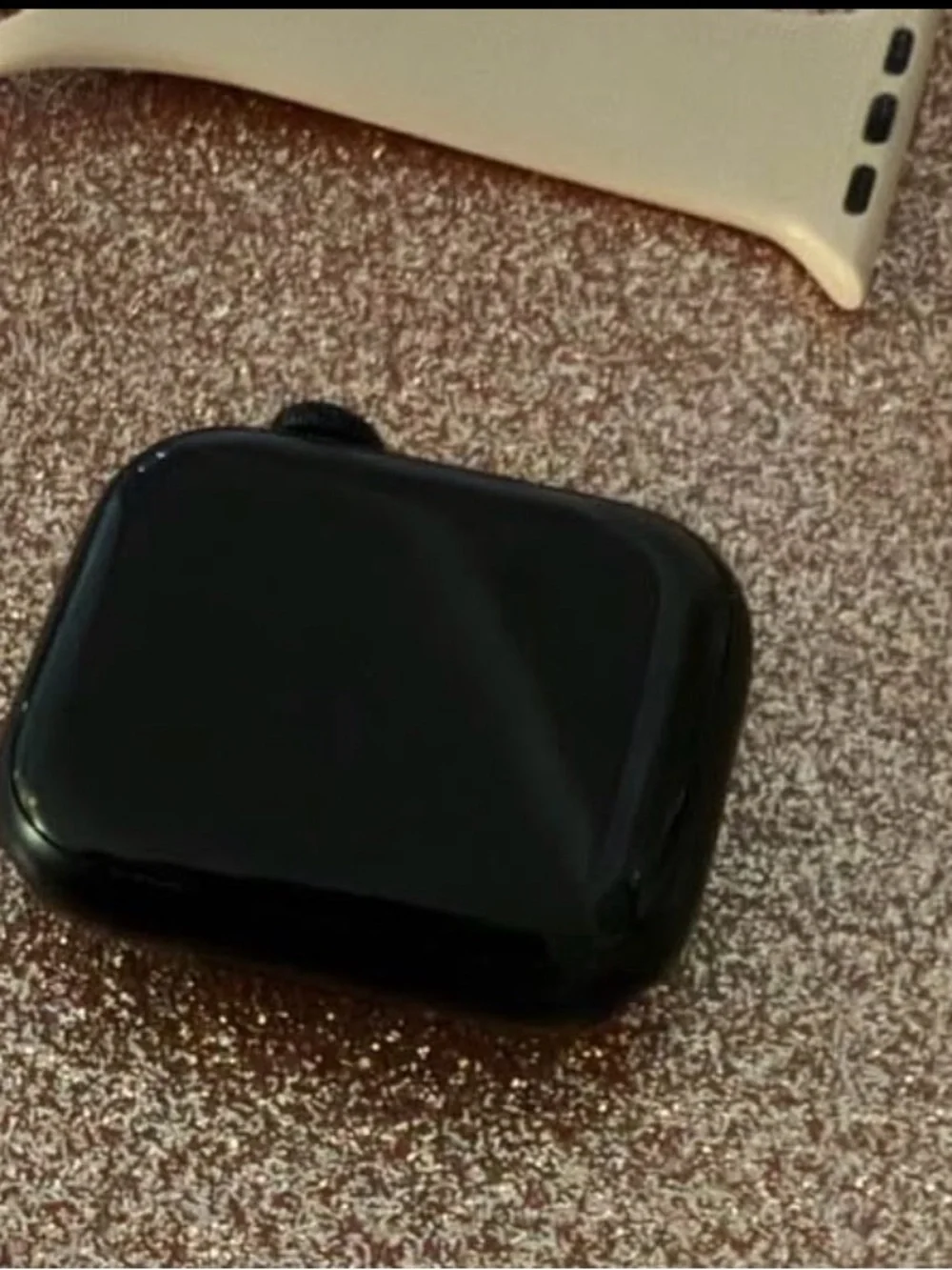 Apple Smartwatch in Black with Blue Display Accent - Apple